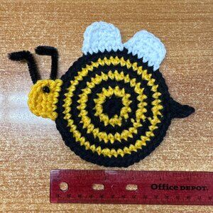 Handmade Coaster Set of 4 Bee New